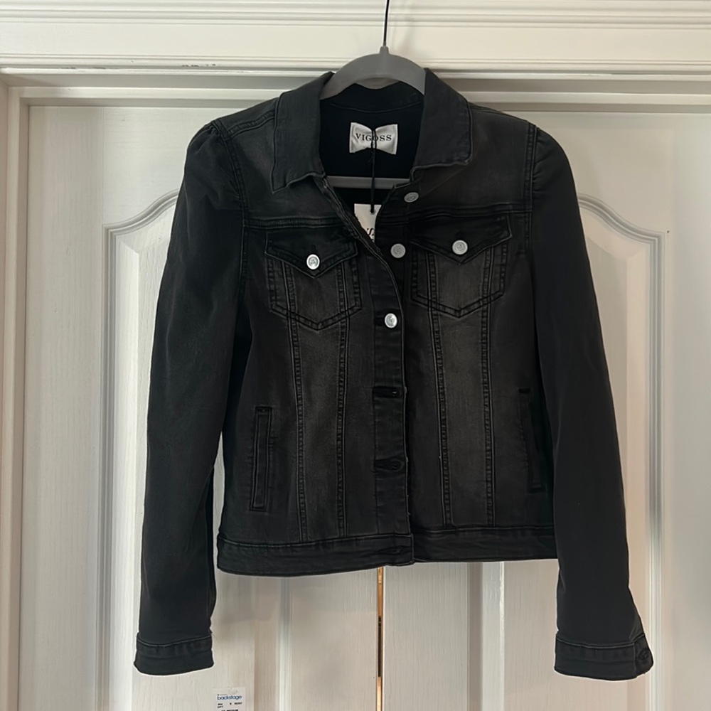 🎃SALE🎃VIGOSS black Jean Jacket
